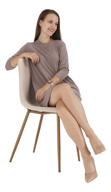 Jídelní židle Angelique (béžová)