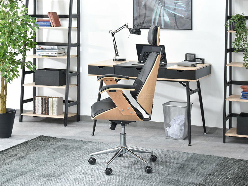 Křeslo Franc (buk černý + chromová)