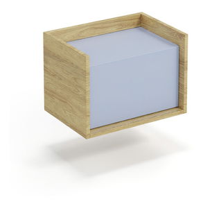 Skříňka Mozelle 1D2 (hikor + modrá)
