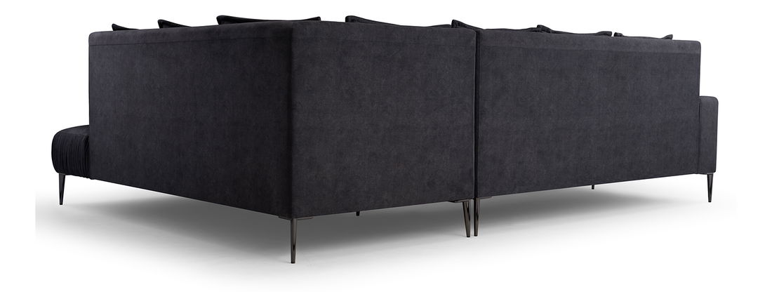 Rohová sedací souprava Romain (grafit) (P)