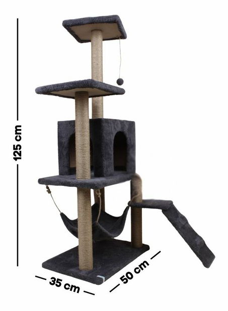 Škrabadlo pro kočky Ardie (šedá)