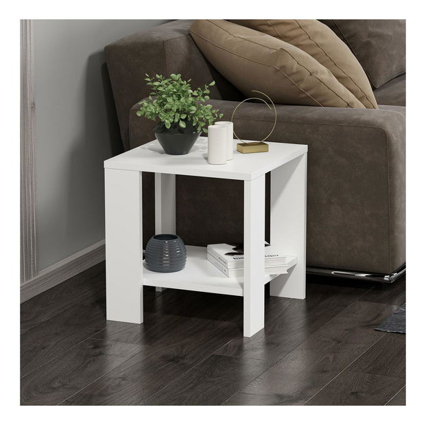 Příruční stolek Meadowy (bílá)