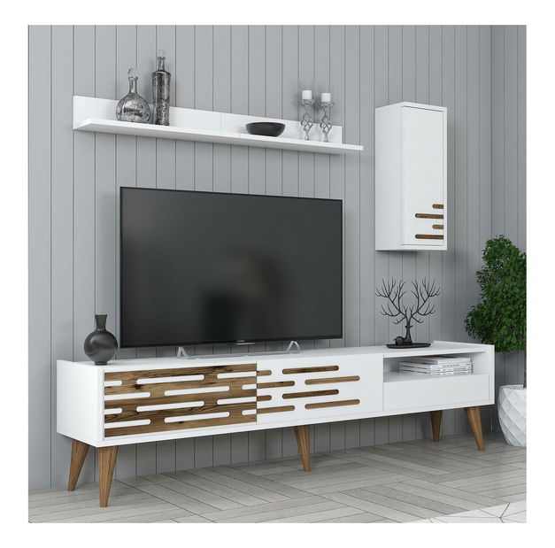 Obývací stěna Tonase (bílá)