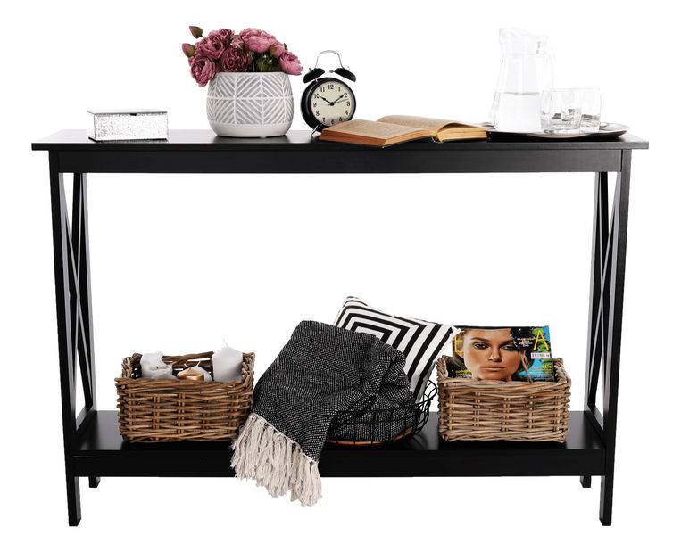 Konzolový stolek Agnes (černá)