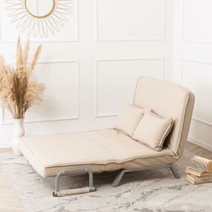 Rozkládací pohovka Bancarias 2 (béžová)