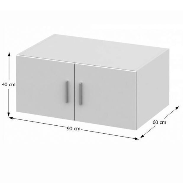 Nástavba na skříň Izetta Typ 9 (bílá)