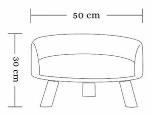 Pelíšek pro kočky Lissa (krémová)