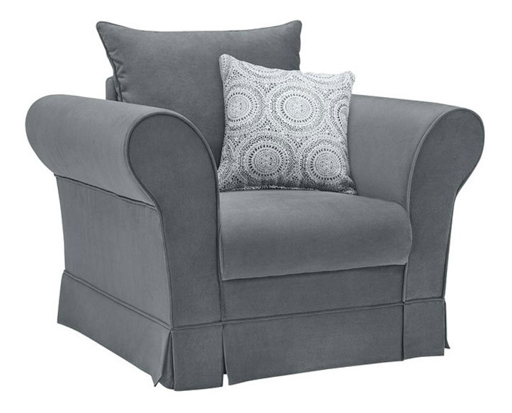 Křeslo BRW Margaret ES (šedá)