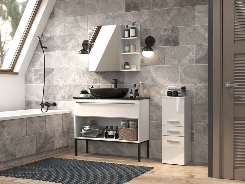 Koupelnová skříňka Neltossa 16 (lesk bílý)