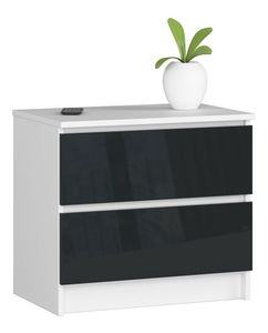 Noční stolek Kalista (grafit lesk)