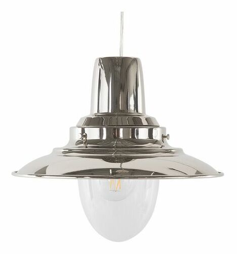 Závěsná lampa Petare (stříbrná)