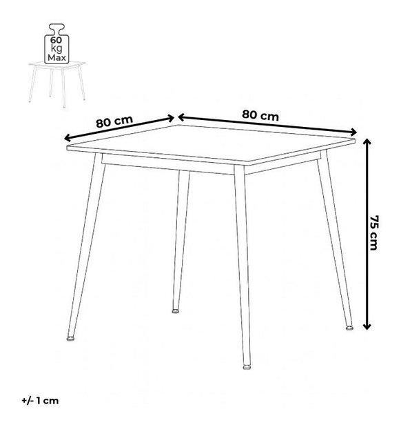Jídelní stůl Hotelo (šedá)
