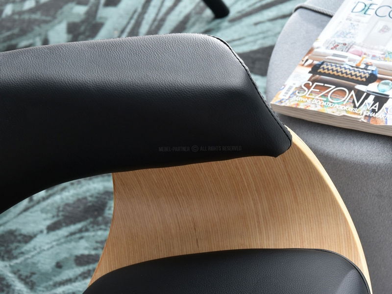 Židle Enzo K (dub černý + dub)