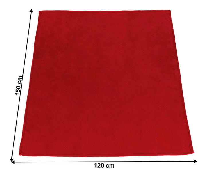 Deka 120 x 150 cm Dieciocho (červená)