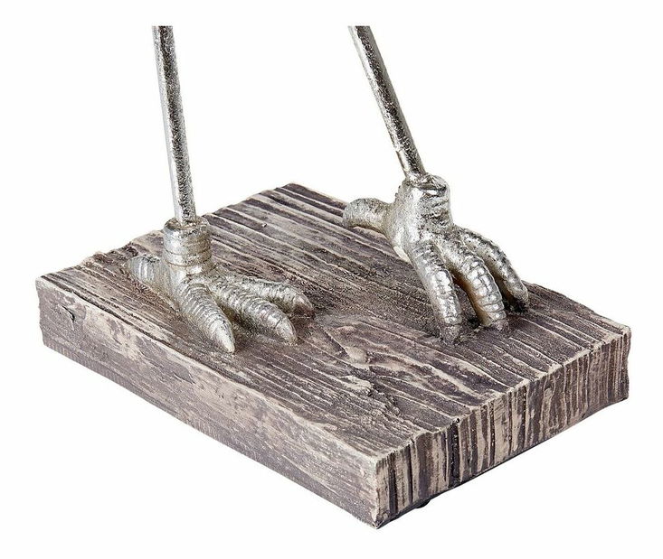 Dekorativní figurka Cane (stříbrná)