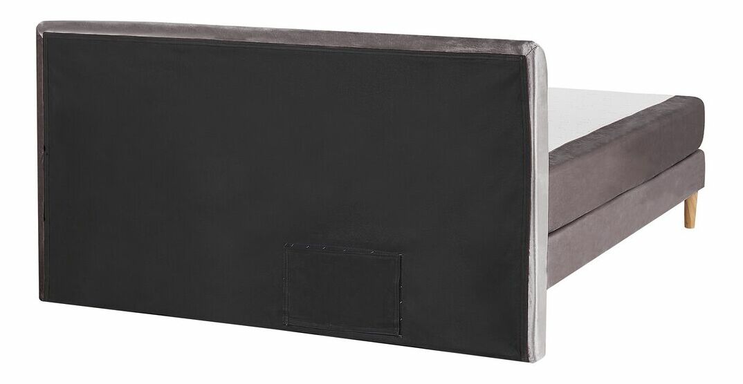 Manželská postel 160 cm MARIASSE (šedá) (s roštem)