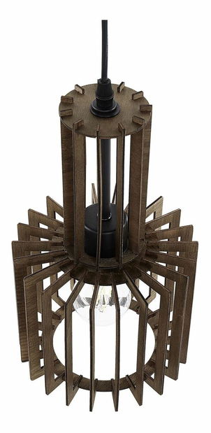 Závěsná lampa NARRI (tmavé dřevo)