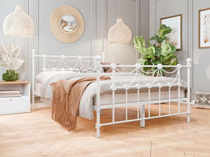 Jednolůžková postel 120 cm Etnica (bílá)