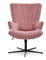 Relaxační křeslo Elesenta (růžová + černá)