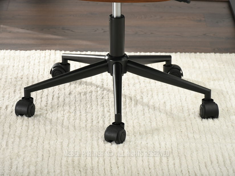 Židle Lola (ořech tmavý + černá)