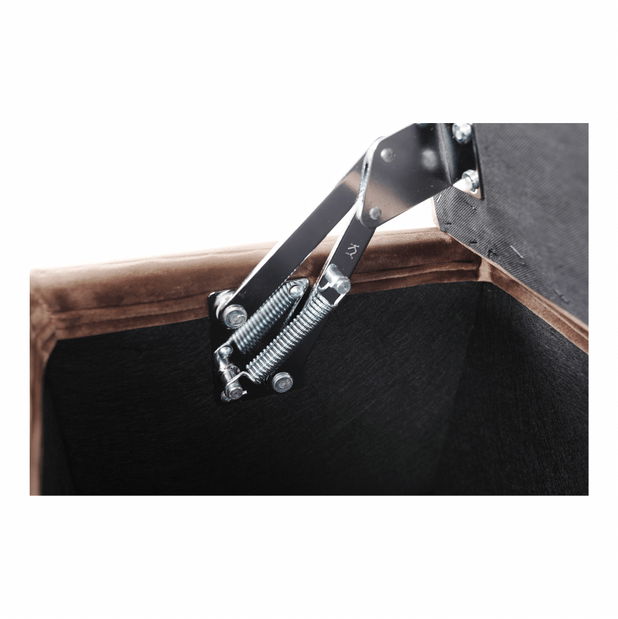 Manželská postel 160 cm Angi (hnědá) (s roštem)