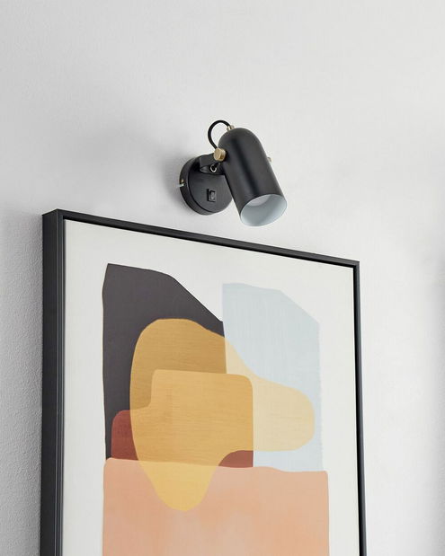 Set 2 ks nástěnných svítidel Tullius (černá)