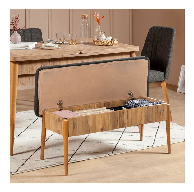 Lavice Vlasta 5 (borovice atlantická + antracit)