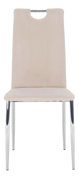 Jídelní židle Don Juan NEW (béžová + chróm)