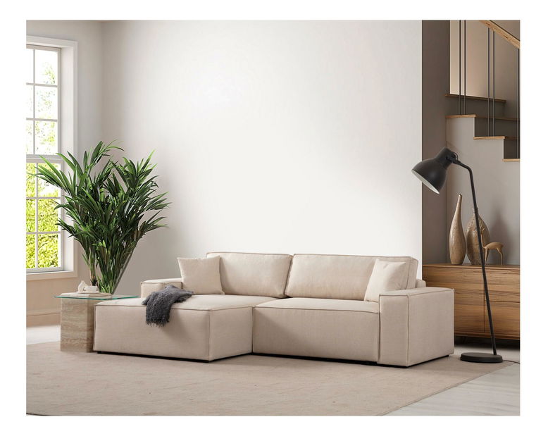 Rohová sedačka Pirlofenzza (s úl. prostorem) (L) (ecru)