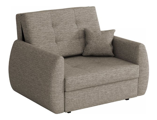 Rozkládací křeslo Carivia Art I (světlohnědá) (s úl. prostorem)