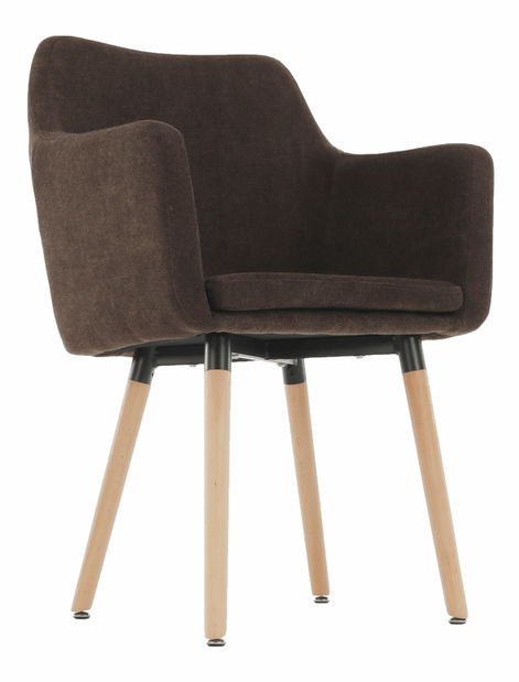 Jídelní židle Dabir (tmavohnědá)