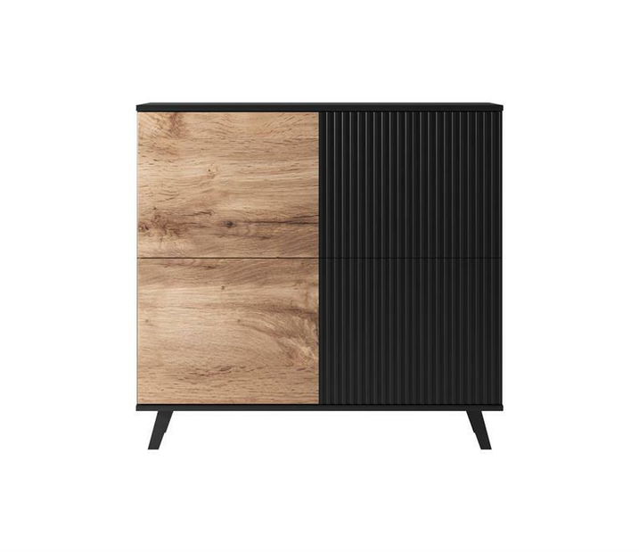 Skříňka Ranae KM2 (dub wotan + černá)