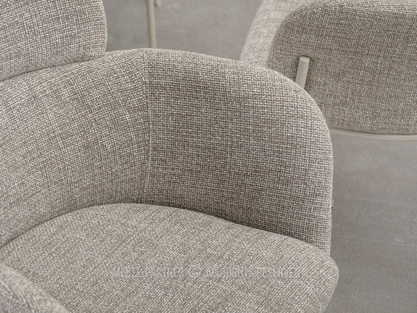 Židle Baggie K (béžová + šedá)