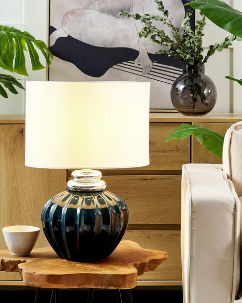 Stolní lampa Nerza (modrá)