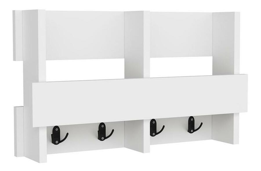 Věšákový panel Sutete (bílá)