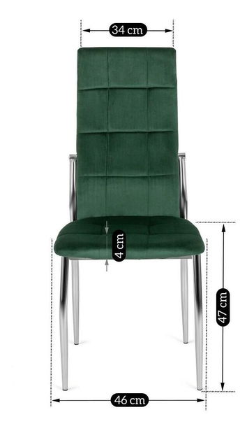 Jídelní židle Marinaleda (zelená)