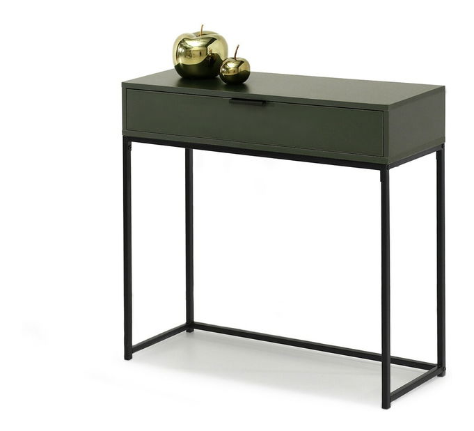 Konzolový stolek Norma M (zelená + černá)