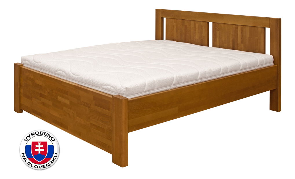 Manželská postel 180 cm Viktoria (masiv)