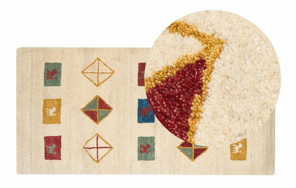 Koberec 140 x 200 cm Missi (béžová)