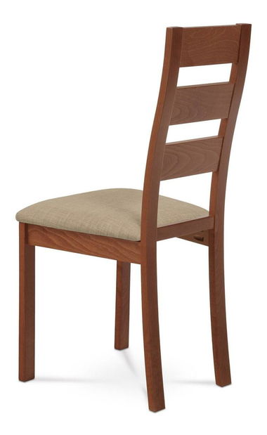 Jídelní židle Basurde (třešeň + béžová)