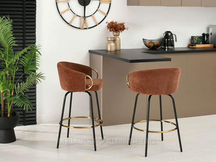 Židle Carma H (měděná + zlatá)