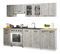Kuchyňská sestava 240 cm Ozara II B (beton)