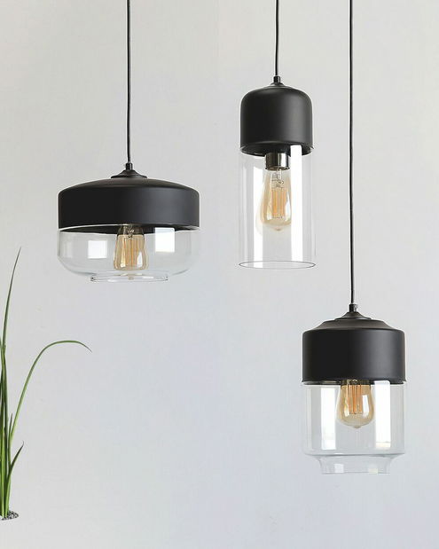 Závěsná lampa Jura (černá)