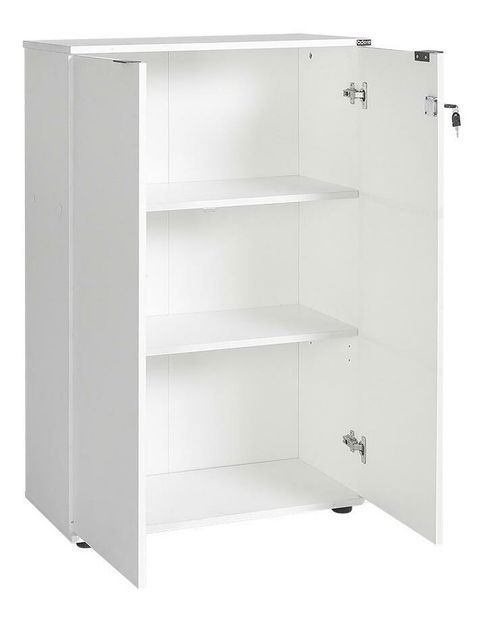 Skříňka Vabene 2 (diamantová bílá)