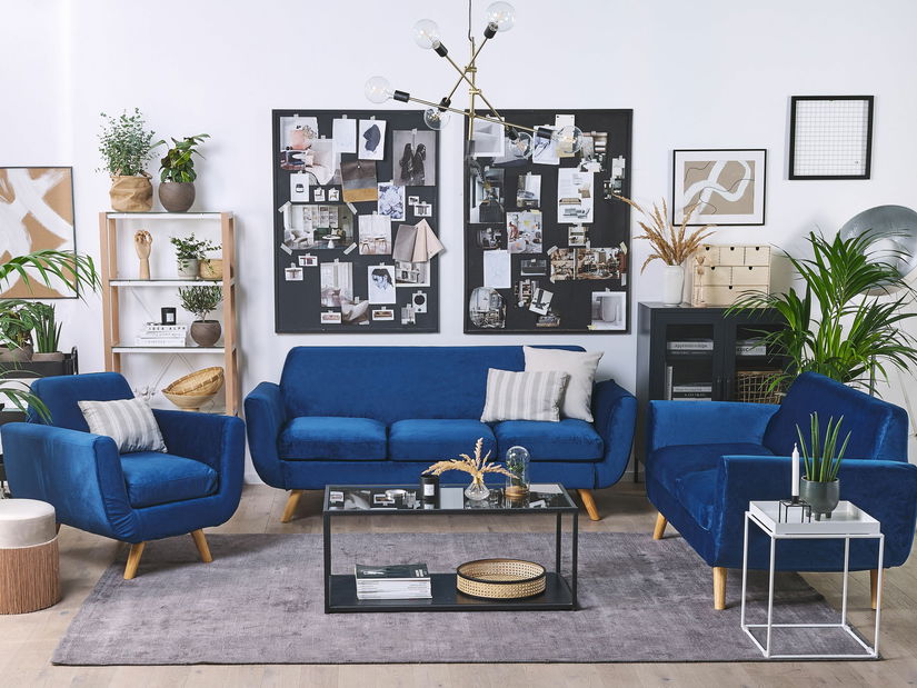 Křeslo BRANUS (modrá)