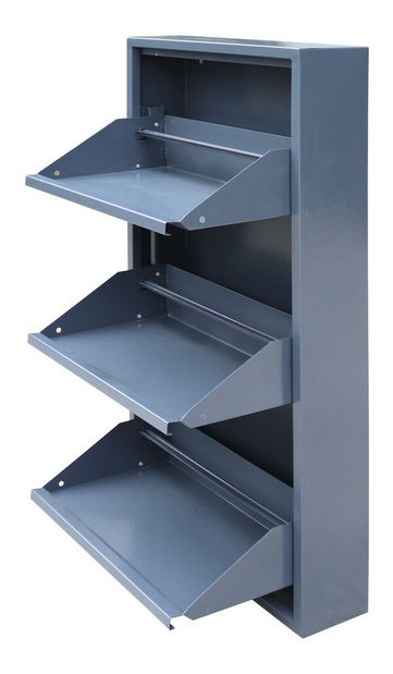 Botník (skříňka na boty) Jistě (světle šedá)