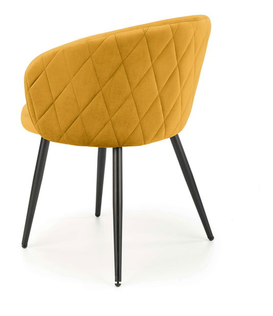 Jídelní židle Kieth (hořčicová)