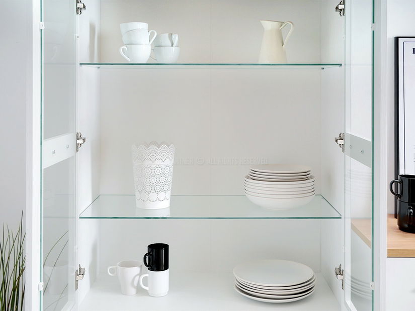 Obývací stěna Bajas 04 (bílá + dub)