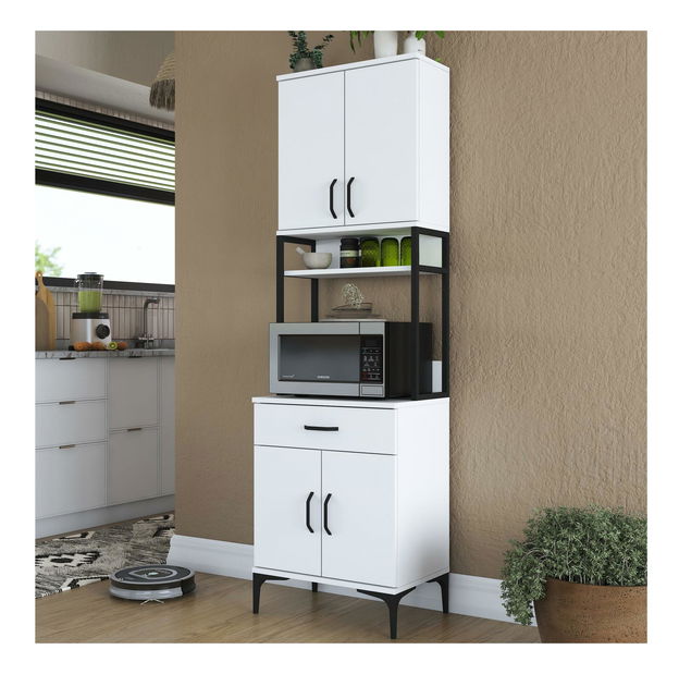 Kuchyňská skříňka Bulelo 1 (bílá)