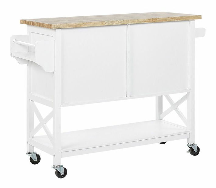 Servírovací vozík MEPPA (bílá)